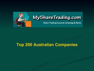 Top 200 Australian Companies 
