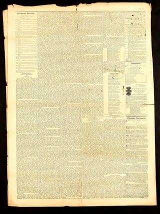 pifttllniuiuu gqiiivtmtiit.
il before ibe S-juthei
And ihey pledged theII - ''! '«
uciit nobody is lo be seen or heard except Uio
iv, wli.i arc' never absent. Tin.' fjimnlin;.' of this.
.
:l
, .
,,,, ,,).,[. ;iL1 i|l,|.|,.Tl|..ji ,,!' . I ri>:il fij.;il:i[i. '-
uld lit found in mi) part ol'
<"' " ,lr|,L ' '"'
ut'sccurilv i< absolutely unknown there; and
lccplcss mood, nnd practice or suspicion nnd
c.-ai.-hfnlnc-:>, have become n second nature. Ill nui
obliged logo to n liei-l, from th- lateness of the hour,
I prepare lor thorough discomfort. Tho uegrees tire
limg asleep nboul the pajsngc* ;
'he lirca lire out;
no beds are rendv. or none that a Yankee i* disposed
try. 1 may have a draught of li.pior, bill there la
nothing el«e; no 1 wait in the saloon (or morning.
If 1 enter by .day il in a very diU'event iilltiir. 1
wntk from the station to my bruthcr-in-lnvv's house.
III-! snlftl a
from sprue
buildings have n hue
moHtura of tbeclimnt
no footfall a heard;
bright Now lingl
of age, from the
The rawly street
ind try to learn how matters
«n Statu, nml whether we really
-'arolina : and they tell mo more
.'ir iii-iglibrjre ...I" their [i.ili|;in
r il. the
Shall ihe polar »
Prom ihe sable
birthright
^'r^C'ehi!^
s scintillating light
who «ek Ibclr dear
Shall old Bunko Hill and Concord ft 1 the Ibul .lla-honorei
with til* victim aba e Iheir honored dead
Shall oar ircc.31
Hocking OoJ'i c
tesbe the highway f
eraal jil'llee.crvch •g freedom from the
Some few
Snper. bin
loft a li
•fill employment among Indies, tin -ir stow.
ing fastidiousness, and the uxi-lu-iv >." which pro-
fcriben literal ore that ia not of native growth, nad
tbo tightening rest lie linn- whi.li fence about the
mind ami manners ol South I uroliun. Since uiy lnut
trip tbilher. 1 have seen in several Southern new:
papers a characteristic paragraph.
Inn. I, ..r perhaps "Id l-.i^lrui-l. ••
nmm.-.-d Hi.- f:.i-t ll.nt Lady Hyron
lo Mr. l-dleii, of Lion ,»s«» i"""""™ '" »•"'.'
lb.. dpilh-nllics In' infill i-neoiiiilc -ia an Abolit.
At the end of this paragraph Hie Southern j-apc
inserted the observni.on that ih-.v could nwur, I..
ladchip (fnim tim- dc.."aso.|| that if the South L:id
been aware of her ladyship's, nbuliiion lendcnck- '- -
hu-lnind'e p.n-tr^ w.jI.I not hate ubtnine.l tin"
rcucy which it 'hud .>nioy.'.l in ilmi region ot id
ment I need not shoe- bullish tender* ihe po.p.: i
this nolice, which must be intensely amu-ing to tl.
ally bland in my <i
'
Houtb
~£lAt oilier houses. 1 hour
disloyal. It is chiefly
suspicion, for I In- minority arc c-lromcly cautious ;
but 1 hear one moti of business tell another thai they
good of A or B, who shows no loyalty
to the Palmetto tiag, and none of the spirit wHcI
should distinguish the chivalry. Alter dinner
!
- " l
balcony, or uiiion;: llie la.lii... in tlii.' ilrnwinrf-r
bear low-voiced cominunictitionu, or loud ceBi
Cor II, who ii suspected of r.i..-iiiiig Itttt-J- from
WiifbiTiL-i m r pul.lh-fttioiis from tl^ XorlWwbieh
..!.,."'.. r-iti till, Ml Willi' "jlutkv
„„.„„„' .. .. , , 1,-in - nothins bm ImVi.IUv
l, i9(inn Lu! ,i. i" .. ni I .|iint, limit, himself htld
uptoucMcucrBJ u irlakit in abolition papera
u'[,i, , ,
.. ,,[ i
I ..luuiini. Then the
Dostmsstci .- snn la hai . n i .11 ir.-ui iomo dozen of
Ibe chief men ol ll.e pl.'iw, «bo in.piir.' nbo^t lh t c.
n -poii'li'i.. ..- -if . In- ,ii.
i
.... i .
-I n.-i^hlor.nild advise t
;i'nlo..9 tun. tionnrv to ke known to the aulhorit
jmnrkabli; ] . I . _ i n na thai inny present the
in th.. win «f [.rinled or ..'V.-n wrin.-ii p»pvra.
ol lb., t-ilizuii!) hail.' soii3 nl i-olh'ge in oiw or
Erof the Northern E-ititesi nnd I find myself
r|UCationcd by thiir n.-.pinintiiu..' aliniit iliu suppiyed
opinions of Ibis or iLnt . oil. -^.', nnd the probabhiflb-. i
"'
mind of you 111. 1 even see the pi.renl.i Ihein-
m .nliin/.iiig their noni' lellern, wntehin^ lur
of liti.l Oliinion.-." rifi'l for .- vide m.'.' nhelli'T
re. or arc not, upholding on nil ocoa^ious ihe
of their own Sjate. Ill fcul the wem-i.n.l
if this kind of i.liri.ni..- a^ili.tion during a vif-il of
r three weeks in ordiimir timed—culled quii»t—
1 cannot hut be seusiblo of tho ovil of n, ]H.rpotual
Hut it
These Vi.i , ,-riainh make their guests
native. Indies can dot but
i live ladies let things slide,
f they can carry n point by
I t, rb.  vi.dd it. If they
|., nasonnblu endemo
i ; .. Id nntiin. Tbo Nor
i-, 'eon. fori, nnd n fi.'imo
nr,. ne.essar.eH0f life, i
iiiisbinj; pnlicnce
. Ilscajoviiicnls and hospibililics
during the loveliest season of tho year bavo been
ileosnntcr lo dwell upon thiiu anything I have uow
I jeiid n winler visit lo my sinter, for family
ensons : nnd I made such speed ill Iravclling, that
she could not slop me on the wav, when she nnd her
htwband wished it. One of those sudden alarms. Or
quarrels, -under which South Carolina has repeatedly
menaced secession, reached nt once such n bright that
my relatives would gladly have warned me not to
"''
'
reach of suspicion and possible insult. I
iul nut see, from the moment of entering the
Statu, that 1 had listeners always at ray heels
by my sie'
at my heels nt tl
re. Every possib
. cl.iJ.lrc.
jublcd a otal a
it pln t
.
ospber
..lb i
like Ucilh.
a of th.
LIFE AT CHARLESTON.
tl,,. ;, null. th gentry—not coiicjiici
certainly, but trulv au.ni.ng in ih.-i. ^.,.. w~~.
a virtue beyoii'l ific- reach of most Yankees; but, as
a set off, the house of n Norihern mistress is cleaner,
the bedH arc better mnde, Ihc meals nre soniewhRt
more iniiieiuill, ibe negi-.jes lei-a whee.lling nnd wd-
' '- -short, doily lift £<*:s on less liin-nnll. _
mid
the |.r,:s.-r, it there must be so
s who have never been there
mav like to know what i, the r.speel of U.O city, nnd
what are the wnvs ol the ]ieo|ile ol Chavlcaton. I
will, therefore, noie down a few particulars, as they
appear 10 a resident of si .liil-nnt part of the country.
As a fellow-citizen under the general government of
the United Slates, I am qualified to outer into their
minds in a general wav, while the broad differences
in clit.inle and its consfrpience... between New Eng-
land and a Southern Slate, may enable rue to nole
and report peculinriiies of manners and customs' as a
foreigner would do. Let my renders, then, think of
mo as ft merchant from Massachusetts, visiting his
sisters in their Southern homes, first, during nn ordi-
nary period of repose ; and again, nt a time when
public affairs were supposed to look threatening,
This lust condition is a not uncommon one. Since
a of my sislere, 1 bavo three "
the mamagea
called to then,
nnd the children.
Approneli-
retell of 'be
,m'"~ UVn
ilu.ir black
tiling that I do dread
visits ia tin' IjtJ-etriuB nuisance "1 'be
one wiikes in the morning, there
fnecs, one at ea.-h l.i-.li'oai. -taring at onOi una it is
no cony matter to get them out ol the room nt nil.
Tbov are apt to be otli-n.l. .1 nt being sent sway;
whereas the. real insult ia in the license permuted
then, as inferior being,.. They are allowed liberties
in common with the .b.g. the cat, ami the canary. 1
never could reconcile myself to thu doineslie habits
e.vi-tiii" win-re Ihe sernini? are -lave-; but all sense
,.f the disla,iefiilue.-.a to myself U lost in ihe concern 1
cannot but feel lor ihe children ,ji ihe household. No
nttemol ic made to reparale them Iroin the negroes.
Theth jjiihl nolle done. Their nurses arc negroes;
Iheir Tdaifellowa are negroei; and what they hear
Iroro these companion- m. in re-ai.l to the moralities
aad decencies of life, much what the dog and the cnt
would any, if they could apeak. Among themselves,
the negroes hnvo tho same inborn decorums that
other people have, the Minn unlive purity. I could
give a hundred illustroliona of thii
I
.jllini'
live with ibem.
out surrounded,
people are the
w informed, all
d no degraded.
n dens, and die
l.csu enjoy hem
ing etor.es; m i n •"> nr r.a.eiot) ol the w gr k
ten of their white Inimc e..ti«-es «. lb green Venetian
blinds; their shelves of b..uks and evening studies
thochurch ihcybave built; tin Ice turn- room *
'
tboy hear lectures from some of thu fin-tun
country, whom they bavo engaged •- -
course. Amid-i i.t'|h-.ti. mt,'rni|>ii.:i
ther Uneh- is in earnest, whether Urn
1 give a sketch of tin- working-dny ami Sunday ot
the fisherman, ihe aho-inaker. the ..o i ton-spinner, the
' "
ator, etc., ond il is all i.-r; aui-pnuu^,. onaidering
iirial li.-li.-i" that i. II win!'' li i--c- ar.- fninisli-
[lanpen-. tiill. the children [.refer their own
lvh. They have artisans of their own : papa can
...jke thcai do what lie likes Perceiving that I rather
doubt this, little Liziy lells too that they can all .1.
hut thev like with the -ervaiita ; and that she go
a boy" Hogged last week for not doiag what sli
bade him. Sly sister caught my eye at ibis moment,
and explained that Carlo (a man of livc-nnd-thirli)
had been insolent, and lluit it mm necessary to'
him to n jenoe of his duly, li did not seem to
in the ni.'tl.es- that the li.-.-on v. mild do more ha
Ihe child thi
..know v,
mi! |'»"[-
tbo " boy "
their latest duy).
With the quick instil
divined, without a word i
aad they ha.aleue.l to iell
Once I went by sen, for air and coolne;
.ng the city in that way, I saw a long
coast : and I must say I thought it n
one. The even line of forest on tho low
the shoals; Ihe wide flats ill !•" wii
seeing anywhere on our side tho t.oli Inn »c
cam.' within sie;hi of t.T..irle-,i..n t .
;,
.
not go off. The city occupies the punt hatwaan tl
tworivem Asblev nml i'o:.p.-r, sjir.ading (as I nfler-
wnnls saw from a church sic. -pi. p
like a fan from the
apex of Ihe sand, |ir.'iu...iiton h hi-.h it occupies. On
either hand of our chniiuel lay the islandc, which
produce some of the best cotton in the world. A fen-
groups of dwellings ap]ieared in front or the pine
woods on the mainland. A few masls bristled on the
water off the wharves of the city; and n vessel was
on the bar, coining out. as we went in. On our right
was Fort Moultrie on its island ; and on the left,Fort
Sumter, nppareatly growing out ol the sea nt high
water. The moat ln..lv element in the scene was
perhaps the black buzzards which are always moving
nboul the harbor. They are as esfu there as the
doves in Si. Mark's Place nt Venice; they are tho
unpaid scavengers of the itv, anil are not to bo med-
,iwi with. It is nn odd sight at low water, to see n
iv of these u^lv birds perilled u n the line of
s left uncovered by the ebb. There is nothing
lo be enid for the b-a t, c.f the view from the ah.
at auil. an b-nr ,
-ml ill high ivnter, the sen
scnretli visible It is a .li-Lcntgrny line, neon ihro ugh
either the reek at th.- >l,mc of the harbor, or the
'
of that Bultrv iluiiale 1 am always glad to turu my
back upon ihe sea nt Charleston, and shall always
reach the place by laud, if, indeed, I ever go tin—
Wo New Englandera are supposed by Old Ei
landers to know f.iinthing nhont woods; but I dot
whether the railway nsttin^ in i'uutli Carolina is I
striking to us than to European travellers. It ii
sensation worth kuo.viisg, to stand on the piaian
front of one ol" ihe shc-lc which .-.tie for Btntions.a
look nt the raiUiu one is about to embark ,
There is r...il..n. niuil-eT I". I. - -n L. ,t tl.. l.-s
the whiles,
them as another order of beings, place
themselves oot of the reach of the initincls vvhieh
render thu blacks decorous in their own homes
niiiat not wonder at am tiling Ihe children mnv
playmate. I —
,„.,,, troubles inflici
le om-s uhvavs with ihem ; but thu
nil ihe lustier. iNegi-x.* will lalk
leavinj; lluWcbildrei
t their lanoBc
_
My i
del i.*
and ihe
i hot climaltv—and
1.JH- i-i
jive.er, steadily, at
n hour. Before it conn:
B going on, on the pi
meeting of the two lines of forest,
oojeeture how many miles away
„«„«,«, .rjalgtaniitt. Tlii
ciised ear candies Ihe tokens of i
annul see ; but a moving object ii
all— a point of a somewhat dif-
.
eh*. For several more mi
heiher il enlarges ; nnd one
halted. It has approached.
rate of nearly twenty "'
other hand, on which the train 1 am expecting
travelling towards us.
Once olT, there is an alternation betw.
ordinary obiecls, the forest nnd the
have great charms lo
, Both
, The tall pines rise
i to Ihe very canopy, and
limbing plants, hanging
out blossoms, red. yellow, and white The gray moss
of the tysaadria lion's from every bough mid slem.
The young nloes spring under the sheller of fullet
trunks, nnd quick lillle lizards run along the pros
trntc stems. The silver,- sand, scarcely linged b;
wiry gross, spread- ila s..,fi surface as far na oue cm
- - " the springs of wnier, which
,. from I IS Of Ei £obT.r
some depth, its tho
interval! of the Jloi
linycivsunlciirn.nl. 1 iirolci passing ihese
"n the doy; for by night thu frr
, run clear
see water-snakes in
ds mid fltics, «
negro e called
t of childhood, my niece
.id, that I wna displeased
ic what " a lino boy " pap:
had in the country—meaning a capital follow win
"inuything. This, isa atory .me hears in nlmoal
:c. Every family lias, or has possessed,
able negro, who is bo.asled of by his owl
y himself os n nonpareil. In each .nse .
believo the thing is tree ; but it is not a filet leilile in
coiisequonces. Nobo.li pereciies that it has miy bear-
ing on the question ot negro capacity.
it ia a phenomenon '
'
agnaiiiinity to adi
inenl.irli alii
rs and by hi
:inled to bo asleep,
hat 1 was watched,
the address of my
reached l.'h.'irlesl'.n.
her-in-Ittw nwnitcd me with somo ostentation,
ronize.l me in n iyny more novel lhaa agrec-
iv apologiicrl ror'it, as soon na wu were ia
riage, saying that it was tbo only wny ol
for having .-reloaly allowed 1
loktd wui-n; and not without re
lutv on his shoulders than any mno could
an d.. Ho took mo everywhere with him, ic
crV two evils. Ho was severely blnmed foi
e a freo Stale man tho resources nnd propnrn-
f Soulh CarolinniTmt ho would hovo been
,med still, if he had shut up a N'orthern
il topics ; and l
mwppnper looked
his bouse, n: is nshaiiied of him—a spy, of
1 fuund myself unwelcome in most of tho bouses
here I had been familiar before. Tins " Union-
_.ivers" -were afrnid of admitting me — beitij;
deprcfcscd minority, dreading further liuoiilinlu
Two or three oiipe.rtunit.es of private eonversali
-bowed me that ili<-% were gr-cMh to h.- pitied, tho.
I l.ilieve that a liitle more timely spirit would hn
-el Ihem fairly on Iheir feet. They could hnvo sW
.li'-ir ground ogninni tle-ir .
ijiials. ihey said : but their
dread was of the " I'ocr Whites." by whom they were
ira to ho iiiforiue.l against ami pillaged, in case of n
volution.
These " Poor Whiles '
(ni.ii-sloveholdmg whiles.
•o proud to labor, and destitute of means]
rampnnt air. I taw tho State members fr
gresit address this-teen ut theiu who enllcl lhc_^.,^
ilia troops—sane) .
ilK-oi.ditinin"l leernils, to whoni
Senators, ond Lioveruor, and Commander paid
go by nddressing to them harangues about
"lihiu'ariil ihe proposed .h.-.u.i.s .,1' ihe I'lilim-llu
I snw tho arsenal, Yankee as I nml I dared
noFlmigh ;
but it suited only too well with Ibe regi-
we had been reviewing. Inn former year 1 bad
ion it, because - ihe key was not on iho premises."
Now Ibu place wns bustling enough, with the cleansing
,dded, " I hope Uaillo did not h.jir tile, I would not
for Ihe world oflefld him. A tjermnn baroness once
nltemplcil to ind*e me to le:ii-n her language, oi id
read nloud souie-litrniaii poetry, but it sounded like
nt wagon banging ovcr^i boulder liuvcuieui."
crcnlest coinfjiuient I ever i-ceeinii wn« from
Lonl Dudley. Bcuig confined io"b~s bed by illm
Bologna, a friend re.-Oi aloud 4o him my imaginnry
,lion betwert'tho two Cicero*. Upon its con-
bis friend exclaimed. ,' la not that c.inctl.
what Cicero would hjve said'! 1
'Yes, if he could,'
"aswered Lord Dudley. .V.jw, js not that a compli-
snt worth having';'" Directing
1
Mr. Landor's atlen-
>n to the assertion in !.roil'," CourseJ>f English
Reading," that he (Mr LandorJ fuilcil to appreciate
Chnucer, the old man, much vexed, refuted such a
falsehood, saying, "On ihe contrary, I am n great
admirer of his. Ihe Canterbury Talcs I am extremely
fond of. I much prefer ..Lancer lo Spenser, Tor alle-
gory, when spun oul, is unendurable. ' Who is there
'-
'is heart does not agree with this lijinl
At Sienna, two Mimiiu-r.- ago. aa American
lndy hnrinfc expressed to Mr. I.andor a hopo to meet
him the following wesson at fie. , same place, ho
replied, "Ab! by ihat lime I shall have gone further
and fared worse '." Happily, the prophecy was not
fulfilled.
Mr. Landor's courtly mnnnemi ond gollunlry toward
ladies are one of his mcri diaiiiigniahcd traits, and
ore the more noticeable from the rarity of so much
external polish in the new school of AnrdtvSaxon
chivalry. Not long sin. e. Inning dropped his specta-
cles, which were nuked uji and pr.-.sented to him by
a young American lady, he gallaaily exclaimed, "Ah,
: - —t the first time you have caught my eyes!
"
SEW "ekies of TRACTS
AMERICAS' A'XTI-SLAVEItV 2 < i lSV
Antl-Slaiery OfflcW C Ikekmin 3tr*e1, ,'ew V"i"r*
' Fifth street I'liiljilelpiim , i;. iteubvB itre = t .i
Ubany ; and 21-1 Vi'aslimijion .irt.-t, Biejlun.
'
Ciirrefpen.lmce between Lvdis Marie. Child a:
Governor cVl.ic and Mrs. M'oso
Victor' Hugo o
Were all compliments as elegantly turned, they would
bo more thBn welcome To this tame young lady the
following prelty lines were addressed. They an*
f...ur,'lid on liict, and have never been in print-
t 'ii-jinii.
inAmerlcnn Slaveiy. wltli leii.-r>
ui oumr uistmguishcd indivlilun.li, vit, "D.'
T. ,.p,.,,ille, Miziini, Humboldt, I,.hj>. tl-. it
An Account ii f -.,!„.- i.1 ihe L'linripal cl.ie,. Insur-
rections dui-iu* the i J5 i two Cunt u lies. £y
J.iika (Jnn i.v. ;, Jvni,. * **
So, i. Tho .New linen of -1(ir«t ia ihe Iflai ,-!.cLeTrh
Slates, for imS-'W. IUccVj. •-'
So.5. Daniel O'Cnnell n Ain-riisn Slavery; still
other Irish Tej.tiiuoi.ies. 5 tenia.
No. 0. Tho Rigid Win in. • ,i.. Wny, prottil hv Emm
cipaiion In the Weit Ind,,. ,.,, I elaeivhere. !!
L. MxmA Ciiu.n. 10 cents
No. J. Te-llimonien of L'apt. J
Ferry, wilhubis Addrc_ ..
So, S. The Pliilosopby of the Abolition JIuv
IVk.vtiCu. Pinujrsi. 5 ci "
' " Tho Duty of Diaokediei
'
icallolhi _
Mjm.i Chiul
So. 1U. The Infidelity of Aboliinuii, m. By W>J. Lt.ovn
GiimiaoN-. 3 cents.
.
itpceib of John llois-i. k, cn.icicd of a viola-
ti'.n of the Fufilii-e slave Act, ntCliliBjo, III
So. 12. Tho r&trii
Members of its Own
Maru Cntt.u. 6 cents,
. 13. So Slove-Ilu riling In
Appeal to the 1'coph i
iviili'lui Aihlrcss to Iho Court.
fttitLf;
n nltempt nt gnyeiv, and especially i. /in^h}nj ball" na
ill, where ever> . itii.ri was preac-nt, it Ihat ftnTReaJ^d.
iio'|ie that"theirnmo7cnce may be their
Alicr getting up from my hard bed—truly as hard
ls the lable. im il should bo in ." '
"
admiring tho supply of cold w,
the room, and turning out tho I
like my way of waiting on my
help to account for their intrusic
»eat ie a trayof fine fruit, prettily
On ihe lluor'is a basket of dclico'
and basket show the cards of ola nvnan "'
Chnrleslon; and so do ihe three Unha ! a rar-
wine in the other window, tin the dr. as ng-t-ill'- are
three bumhee ol hen. nubs, joiepilla, j.^nillie,
,„c.,and there i-J a heap of enveloj.es containing
tickets for lectures, orders of admittance lo public
inslilulions, clc. I am plunged into the Hood of
Southern hospitality already ; nnd I am told Ihat, if I
had brought inv wife, iheee would have been some
rare ribbon, or collar, or fan, or bit of lace, or possi-
bly nil theao. Considering ihe energy with whieh tho
Southern citizens proclaim ihemaeKea poor (nnd oflen
with great truth), these tncihoils of hospitality are
remarkable. They are graceful, and not n little
After hre nk fast, m; sisler and 1 lounge for a while
in the balcony whi.li oeerhsnys ihe court in the rear
.if the hon-e. Hi-low. we ai-e the chi'ln n 1 is, w th
their confidences and Iheir phi) each httle wb.ie
having a little block to play with and . miniand . and
v alleetionate they look, going about wiibtbeir arms
nd one another's neck. When tin -un gets a lillle
higher, the young masters nnd nuBtresaea must come
The clergi man's wife—a Northern
,r .iuutrippeJ her native neighhora
ol slavery— happens t u be railing when tue m
come iu and go( their bookn out. Sho iron
r-u.iii-ka thin lessons are a sad aeeeaaity, ami hi
.-.bservc thai tin nieces see liltle Si.ney nnd H-
bo more free ihan they are iheuisclvcs. My
corroborates this. In relating how luisy my niece
been yeeterda) d re .-si tig liltle Nauei (or n pnrly.when
they cerlninly thcn.glit l.er ihe privileged child of the
household.
It is no desire of mine to talk on Ibis eternal sub-
ject in a [dace v. here such discussion is noi
never fair, and always, useless ; but neilln
one else, can escape it. I have, now an
tempted to n-laie at night the i
ontradiclory
and nrgumentsiili'.ut shivery that 1 have heard
course of the day ; but I never iatrodueo or prolong
the subject which makes every advocate appear to
.Jisndvaniiige in one wny or another. When with my
brothcr-in-lnw in ilu.-ciiy.nt public institutions, nt I'
club or nfter dinner in a friend's hunt.-, I observe tl
I am never let ulone ten annul, s about " ihe peculi
institution." Ever. body's mind is full of it-full of
consciousness of the world's opinion of it ; nml by
niitly dwelling on it in a mood of party-spirit,
St...,
joast of, and yet an appeal to
that a negro run be so clever
i I
y'stster smiles while Liny and Eaimn talk, and, as
soon ns we are alone, sounds me us lo my admiration
of their appreciation of tho virtues of depend en Is, and
of the line feeling they showed, when they spoke of u
passionate neighbor as '
ni.g.iitl. manly '
for having
mnimed u " boy " who hud d. a]. leased him. She hoped
1 should ailini! ihul her children had nt least n '
r
fere. I mi. rally from the eireuiiismnces amidst
tin v wen; rearedl
Our drives are [deiisaui nl the spring season
described. I never grow lied nt il.^ uoodo, m ibr-
mausion". fn d in their eietgri^-n l.aikgroun.i, or
the hedges of Cherokee roses, or the distant tea new.
The heat is great enough lo make one wish that these
driven could be in the evening, and by moonlight. Hut
tho negroes ought not, as a habit, lo be outoftbeir
qoartcr after sunset ; so we must lake our moonlight
inthobnlcony,orei.iovitseil!:itsiii a walk through the.
boarv old streols. If wo diae out, wo return early.
The lost time we Went to the ihealre we were at home
within two hours. There won nn obstinate whistler
in the pit, whoeoveicd the iiiusi. inns lor another pur-
doso ;
nnd be took ndvnnlnge of the habitual caution
:he public, lie was uwnm Ihat tho wholo public
uld yield to biui rather than risk any disturbance ;
and he gained his point. "We all rose and went home
before the j.luv wna done : nnd when bedtime
pittance of tin
State-rights b.._,
leat he should be siippuied iisnt1i.-i.tt.pl, I went; for
hud no concern in the quarrel, nnd wished well to
both Wnsltingloii nnd Cbnrlestoii. I snw thnt I hnd
belter not ask any lady lo dunce, lor I wns regnrded
with suspicion by tie- iculuis a inure I me. The ladies
wore no jewels:. Thev had ihrowa ibem all iato
public ir.-i.ann . ami now wore llowers or uothil.
their hair. Thev were wear, of -collecting old li
nnd making lini and l.i.n.lag-a, num.- of ihem told
mo; and theylooki.il wisifully nt tin: when I snid
they would find their (oil needless. All the day,
all the night, wo seemed unable in get out of tight and
hearing of soldiers, drums, l.uglea, un.l gunfire
n-
bousehold never really believed in war ;
bt
few days we were suffering many of the
veniences of it. »
Our letters rcnehed us in n state which i
us that ihey had been rend i
nnd several fi
nrrivo. as I ibund when I got home. Tho ne.
heavily on tho opulent citizens that they
iiv of nruperty was diaiipjitt
ue, tho next with,
,rown by tho nrrftnl
ight—(at night,
K")—with a rc...'-iiuiiic(ip|ateni from
at I should take my%deparlurc
Mr. Landor's voic,
harmonious, us it a
my good fortui
imaginary eonvcrsal
the aged poet throw
the pathos of hi
'
"All," said he,
Longer life and ,pi»(_ _
added to the ul-.m- ol Ki-L'li
World.
)' of nro|
lirollii-r-iudiiw wnsWlisiio
the children northwards
whea nil our plans word c
of n deputation who called
£- -
immediately. A carringe wns waiting
street which would louvcc me, sullieienlly escorted
lo a country station on the railway. If I did not go,
it wns feared that Ihe house would lie mobbed, and
perhaps burned, next morning. This left me no
choice. There wan no . hnrge agaiast mo but that of
being and inhabitant ol a Xorihern State.
liTiingeuients were made for my sitter am
- - follow, ualess public nftairs should
marl A i rather muused :
s about whether she could trnv
B latEl If known in be from Cl.Srlc
t help being proud in saying tht
must have been most rich nhd
111 possesses unci) fnlness. It
o to. bear him read his beautiful
tin between Dante and Beatrice,
ig Ihe rjfcboj of his voieo into
lleet, hifeyes fto^sliid with tears.
he 'lo-ed iji'e book, "I never wrole
tli-St, and I never can rend
!
^ri
LITTLE FLORENCE. *
]''al"- .'.";!r)r.'P|'ie"liel'!
'
I.qubIiIii^ onJicr molbcr'i knee—.
Sti n ben misl?iijliig nher]irilr.
flipivinguTcnfcsoflloK'reUrnii
Dangling from her In Iho olr.
Fail and lasted go her feci
Joy fnl F lore ncf!
-LI ™l7i n-M
t™
JivcniV -J
ircheX .
jr si«m( i-,.
live Slave Law and its Victim*, fly
ij'Et. Mjv. Jr. Revised nnl enhirjel
i:; . nis. iinitl.--. - lit n hundred.
mvf fifty pee cent, will l.elimiluwher.-
StU'cttisfmcnts.
BLACKWOOD'S HAQAZIKE.
! LOSMS tHJAKTEBLT (OtmAnllTO).
SW (WhlS).
f
Bcuri ig np n ', jiniivr
jada t the Debl
of" something being wro
-
Ily still at sucn an I
nil Broad s
I" Ihcn.'f.'-'u-
Or moderalely on this I ifeji i '
or to open their mm
lo nny olhcr. I find il tnili u i uaania. 1 /
i.icliiic.l to think ihat tin ni.-. i.- imike their oi
case worse, by Iheir wr..- ol t,U „,g lo ladies. ;"T
chivalry," as they call thi-iiis..-lv.:s, behave to ladies
might be expected from g. nth-men who talk of their
uociety " ndvaueiug towards iiiientalisni." Their talk
is light and guy. gidhmi and IhittcrinR, nnd tho
irleston has been rpiiet once i
nnd I hnvo been once more m its
many a laugh with the nnih r-
ml daiightei-a about ihe alnniH ol
lolil them then—and I hope they n
gotten il— that sue ti link rebellion!;
oo often, I have always feared
nvc to lenrn this from oxperien
pnrehend thnt tho time hns come.
'
A Son o
-e aiill hatcning l.uiu the bnlconi i'or any lokcii
Tho s
hour. Many a tin
Meeting street I; i
ilight an if they were avenues of a deucrl
the sand flecked with the shadows of tho yui
the dancing roses above the well ; and ibu blackened
uins of St. l'hili|i'-i i-burth (alter the second Gre)
itanding up ngainst the sky. I have been laid twenty
iu.es over that a negro i»a.i pre-acalcil with his freedom
"or giving Ihe alarm ubi.ut ihe tire, and helping to put
t out; and 1 have as often wondered ai ihe iufonna-
ion being given by thu same persons ns those who
must Ihat liberty is a mere curse lo a negro, such oa
inly tho enemy of mankind could desire tor him.
Tho fires nt Charleston teem io create owe in lite
nero mention. Tho fire-bell has rung twice durine
ny visits ; and I shall never forget tho ii
S"o great damage wna done in either
agreed on all bands lint the incident whs becoming
mon. Of course, the Aholiiionisis were cou-
be nt tho bottom of it. My sister came U
. and bid me dress mid look to my arms
her husband bade uie -ai.-.y with his family while hi
ent to do bis duty. The mother dressed her children
ith her own hands, and did her best to quiet thci
arms. They asked me what iheir cousins did when
ere was a lire, and were surprised to lenrn that
ey hnd never lmppeind lo me one, as their mother
id I hud not wakened them. For this 1 was judged
" because," na Lisizy sngely '
m wuat may hnppo- "
One. night in
behind rows of lumps, thci
shining in ihe [dure, ^ome ii-ll aweel potatoes of tl"
own. and some th-.- buna mis. pineapples, and import
Iruits which belong lo iheir maaiers. Others diapL
be.l-ieads, ba.akcia. Ii.,c-s. and various implenicn
mndo by themselves. These nuinlly pay n tin
number of dollars jn-r vn-ek to their onnera for I
arty to make aad sell these things-. The social
creatures look merry, fur tho most part, anil talk
for a wager : nnd ihe spectacle ia one of the Orient
isms of the locality.
w what may happen."
the week is lively enough—the Satui^
dity night", when the negroes hohi their market. They
WALTER SAVAOE LANDOR.
Florence, January 30.
Eionrv-BEVKN though he be. Mr. Laudor enjoys mt
eitcollenl health, and there is every reason lo bone
that his life may be spared ninny years lo come. Ilia
has been h moil woinlerful ..oriat.tution. Even now
his hand is perfectly steady, he r^nils (with glasses]
inlo the night, and can boast of never having been il
more Ihan three times in almost u century's existence
He has never worn an u vert-oat since he was a boy
and alwnys takes his walks unaccoinpnnied. It u
most interesting to visit Mr. Laudor at his modest
homo iu the Via Xuuniaiiua, where he lives entire ly
alone. Ona always finds him in his little sitting-
room, surrounded by pnintinga—for hu declares he
ennnot live without piclurcs. His striking appear-
ance reminds one of ihe traditional likeness of Moses
—snowy hair and n snowy beard of uatriarchnl as [seel,
clear, keen, gray eyes and a grand mad make the old
poet greatly resemble Moses. At his feet is ever
crouched a beautiful Pomermiinn dog, the gift of n
kind American friend, and -.he n.ninal affection exist-
ing between Mr. Landor and " (iaillo " is really touch-
ing. " Gnillo'a" eyes are over turned toward his
master, and upon ihe least encouragement tho dog
will jump into his lap, lay his head most loviru
'
ii pon '.Mr. Landor's netk. anil leper, hi mat 1 1 nllogt-f
dog," siivs .Mr. Landor, fondly jialiiag him ;
" wo ;
very fund of one nnoihee, ami nhviiys have a. game
[day after dinner. Somelimes. when ho is very go
we have two. ! am sure I tuuld net liva if |ia d.
and I know thnt when 1 nm gone he- will grieve
me." Anil " Gaillo." w-ngs hi- tail -u..l looks pition
CO UO IIS I!
distincliie market
ih'.oe people in.' iheinselves sold —
To ihosc who hav
describing it i
bcei
description ; and those who hnv
there
thnt iu
I Ink FlGicrice, cold ni ._.
firven grs." growing overhco.l,
Walling for iby wonted iTend—
Ljine by the apple iroc—
Sunrhhiq cornea lo look for ihce.
Comes lo crown thy- wonlcd glee.
Ami Hu- mollicr leaves her homr,
Cunti here, where d,e ii-cd to .-i-.i
Silent Florence ! Death !i dumn.
Liltle Florviiee. clulhed In white.
1 .»kli -K-
I'm:, m-.ii tin. nlt-lit.
Ktondhurln'the.-liiiilcksiiiHlii-
Wnlhinu up Ihe golden ilrccr,
Sillllisot ll.e Savior'* feet.
11. ou dldsi pasa ihem o'tt [he t'.a-.
L-H lli.ni jiiuelinj.- iilu-re tiny ..
Angel Ftorunce'! God is good.
. uolieo the newly j.nblished nur-
. j iNicolo, one of sixty political
prisoners from the horn. I
duiyeuin of the late King
of Naples, who were enabled, a year and a hnlf ngo,
by (hu dexterity nnd boldness of the young aailor
Settctnbrini, to alter the course of Ihe vessel appointed
for their transportation beyond the Atlantic, and to
seek- the jirotecling hospitality of Great Britain,
N'icolo was concerned in n revolt of the National
ijua.-il .n Hcggio
''Defeated and dispersed by General Nuniumla's
army, they fled to hl.le iheni-elve- in every house or
holu whera dcspernie lives cnuld find aheller nil over
the country side. Wandering from one friend'a
dwelling to nnother's. and encountering somu roman-
"'
of tliifl liltle book contrived
relieved from the incessant pet»ecutii
they wore subjected to .cupel them to confess where
bo wa». Ho was condemned lo nineteen years'
imprisonment with chains, reduced afterwards to
thirteen years. Linked in the dreadful irons with a
savage murderer, crammed with sisly or seventy
olher petsons, many of the vilest criminals, into a
filthy chamber ol the llij;no ai N'inida, ntnidst stench,
nnd «ruoke, and bestial ncgleci— ihen removed to the
Subterranean cells of i'rocula. w here '
Ibe Stoao pave-
ment, twenty yards below the level of the soil. Is
almost hidden under n coating of humid fillb, the
slimy walls emit a horrid B tench, and fetid greca
water drips from the ceiling—constantly kept f
'
tcred by da; nn-l ni^ht acarcely li.-.l, mid sleeping
dirly straw or ™^s infested with the most loathsome
vermin —lial.h- lo be cruelly beaten by the servants
i.i" -h. |,i I i ir the an.allest olleut.-, hu.l inaiilie.l or
abused in every way by the licensed ruliianisui of his
.oni|..ani...ua— this uiibaj.py ll.iliau gentlemi
Poerio ami si^nor .~'.-ileiubi-iiii, pns.-cd
throuuh sc-vernl years or ru. c.vi.ieiite n? painful
oflhei -.!•.:— --< -—- — i--^- -
i.
'^' .i^'Unr-
E"
Ui'IkiIM; u.iL.-t.-H..|....r..ll- |..-r,i:.r.- ,.
Fblklilpbla. WIILUJI Sltl
riAHn.
w«
quickly responded lo with dog u gambols,
ndor's society a hnlf
His vnried infoi
the world's eel,
ituro
>, for
It
t
u pnsii any gi
these regions. T
guest is uxpeelet
Charleston at nn
traveller ohould 1
• all n chance, 1
n spot. Time
If he
withintry houses v
rounded by s
cotton. The piazio:
may be cither of dec
or shaded with bone
(.hero
of bin*
. wood, ui.i.-iiiiii -I nnd bnre,
ties such ns are never seen
f luscious bloom, and yellow
OMoms the humming bii.l is
the uneels, poised on quiver-
es the yucca appeaiv, tlie
lalm trilni ; nnd tho Splendid
over hedge or rail, in long
ind there converging into n
mni3 of flowere.
At length I arrive ai t'hnrlodon. If by night. I
perceive only that the « (reels arc singularly qniot
underfoot and around. I micrfuoi is tho deep saod
•till ; and still liable to ihe holes which, in thu roads,
o aggravate the fatigue of travelling; and on the
,|
(,'',„',
,!,;,,
Chnrleslon in spring. In summer,
tho most pari, gone. Tho clei
mo thi
spending a favorable summer nt home, us
old hnd done the preceding year. They
y would try for once ; and they lived in
ir nnd shade, nnd enjoyed such leisure
e feared lest her husband's duty should
,lo danger ; but bo wns mercifully guided
One day, hu wns summoned to the bed-
ember of his Church ; nnd hu had reason
it a enso of fever. Ho desired tlismoasctl.
, n V
>!(. ituili unable I" recall and supplies
ith a "God bless my soul, I forget overy-
but facia seem to be indelibly stamped on
his inin.l. Though ihe nhvaltal pulse beat feebly, the
intellectual pulse has los[ none of its vigor, and -
refers back lo tho year ...ne with aa much lue.biy a
person of the present gem- ml ion invukcs Ihe shade of
some fuel dead a few- year*. You look with wondty
opon a person who ha., sin Xnpolcoa Bouaparle aa
a slender young man .Murilt mounted upon ft gold-
cl.ad ihnrgcr, ' an exceedingly handsome man, hul
, ,,,
'
w i spoken " ith 1 iilii.Ji an.
mosl peri., tl. m t .. -.-..-ak t n-lish "
; been in tht
e perfectly well know,
tb menaces and importunities)
ti a eoiift.csioii nnd apology
ilreds beside them, as
lerly they were buet
to make cneh of them
addressed lo Ferdinand II. the .lea.iit Fnthi
lanlo prescribing this form 'that being seduced by
Ihcenemieaofthe throne, he was led lo offend against
(ho most righteous of mouareha, hul that he is now
penitent and implorc-a hia Majesty's clemency.' This
wan after the l
>
iediucnt..-e nml English denunciatio
had made the king's atrocious and nutorious in
government n.scBii.lnl lo all the world, so thnt he w
an.vious to diminish the number of political prisons-
whom our own correspondent nt N'aples contrivi
now nnd then to count. The schemu of shipping
them off to a condiiiun of little better than slnver;
the wilderness of ^ u uth Amtri-.n, which Ferdinand
lorly entertained, was sngg.-.aied by the same motive
to atlbrd him nn answer to our diplo
3
my brother-in-lnw. ] he nii;ii.s are always ling
marcs' nesl». il seems to me.  hcrevcr I go. I sec
Ihem filming about - i aiainrat-y.aoini. .lefeetioli
i insult nt W.afhin-ton sunn.. ": 1 m I Inn rae It- love.
r to tho dignity of the I'almetlo Stale. On tho
harves I am questioned nboul ihe intentions of the
North in regard to the Abolitionists, and when the
South may expect redress from ibem. In the public
library nnd nny reading-room. 1 can never get through
ji newspaper without hearing ol the power of South
Carolina to slam I her ground against the assaults of
itilo North. In the mansions we enter, ihu book;
n- centre-table, and the newspaper* g.-neralli
tho enst of politics ol iho househuld, Thi
rity, who drtud a. MyBrBBCt from ihe Vnion am
plele. My sialer nad I agreed .a fie rwarris- 111 nt in dfr
part of tho world a . I. rgvninn w ho obtained such nn
answer to prayer woul.i have his gown [lulled over
his head, and be dismissed from lending other people's
devotions: hut, as she observed, it is somehow dif-
ferent here, leoplo Income eo engrossed with the
[usuries and graces of life, nnd to satisfied wilh
iheaiselves, as an ariilocracy, Ihat ihe pastor's duly
becomes that of gratifying' his hearers on Sundays,
and celebrating marriages and christenings. Death-
beds —deathbeds from lever, at least—nro out of hit
line. It Ttould have been different with our friend
and his wife, if they bad remained in the Land of
the Pilgrims.
I have loft little space lor the nspccl of Charleston
a Sctr.Mivic Lady Farmer.—
is of tho Sna Joaquin Valley A,
«e notice llu- follow in; description .
-, [.'
I'.. .1 - We duubt if'a better
I .
, .,, a farmer in the United
t, grains, clc., say
throngl/a catalogue of notables far longer than Don
Giovanni's picture gallery ofconqueata.
Iking leaked if he hail ever seen Daniel Webster,
Mr. Landor replied, " 1 once met Mr. Webster at a
dinner party. We sat in-jl to each other, and hnd n
most agreeable conversation, finally. Mr. Webster
asked mo if I would have inlten him fur an Ameri-
can, and I answered, yes, for the best of Americans I
Could more delicate- compliment havo been paid ?
- I never studied li.niiaii. he ivinurUed nponanotber
occasion. " I onre was in Germany four months, but
conversed with the profe-s.it-s in Latin. Their Latin
was grammatical, but very like dog-lalin for all that.
What an oiTenca to dogs, if they only know it!"
Then, loworing tho tone ol his voice, ho laughingly
^hiliulclpliiii ^dvcttiscmcuts.
,RD N. HALLO WEI,
PHILADELPHIA.
ANSA M. l.tiNiolli.ltf; fuTT--. :
llLACULk : l-LIiSlTl'T;I. W ARlMHitiiL-.
of SAI-AS1AKDEH SAFES, ol
-REMOVAL. — LcMJtia Bullock
OSES i Co., of ihclr.-fnl I'ne Price I'lothinij
• I
IGN of the UAlfllOTD PEN, No. 12 H. fourth trcctQH.N ..] in.
O -
#1 &«ln,portklic», 0*qIih
IV.nl ... fun. In. n, bs cast of stockloii,
380 neres. Windsor coltji.ijo is situated nearly .
centre of Ihe farm, nnd is a pleasant residence, wilh
seven rooms, cellar, store-room, etc. There is a good
barn 35 by SO feel ;
a yrnnarv 2li by .12 feet, holdi
5,000 bushels in bulk ; an orchard of 5fW fruit irt .
anil a fow vines. From 23 acres of ' volunteer '
were
cut about 50 tons of excellent hay. Seventy-live acres |
'summer fallow '
[ilanted iu Australian isheat a . i-.-.|
in sulphate copper ami rolled in lime, produced 'J.2J4
hushelK ; and 'lb acres of volunteer wheat yielded 500
bethels, milking a lotal of 2,624 bushels of encullent
wheal. Thirty-seven acres volunteer barley yielded
1,340 bushels; an increase of 340 bushels oa first
crop. I'orty-eiyht nerisof barley, the harrowing in
of which was completed oa the Gth of robruury,!
^J;'^"
1
c^tia' Di
TUiiSE Willi aKK UNWILLING TO SUl'I'i.iBT
yielded 2,300 buibefa.
--' " V ;";. -."';*:"'
•litr*lMV""i«.tli-°«A(IM»MaVbi.f.|.J*i"* ...InKu
Slcr* with it-ii:iiit-=i itiljri-Tur.ittii iuu Co3t.i,3ftMi,«ni-
rtidiitBH.uiltntiroBtilai
iltoiloi l/.TATWB,
 