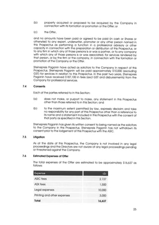 Prospectus and Appendix February 2012