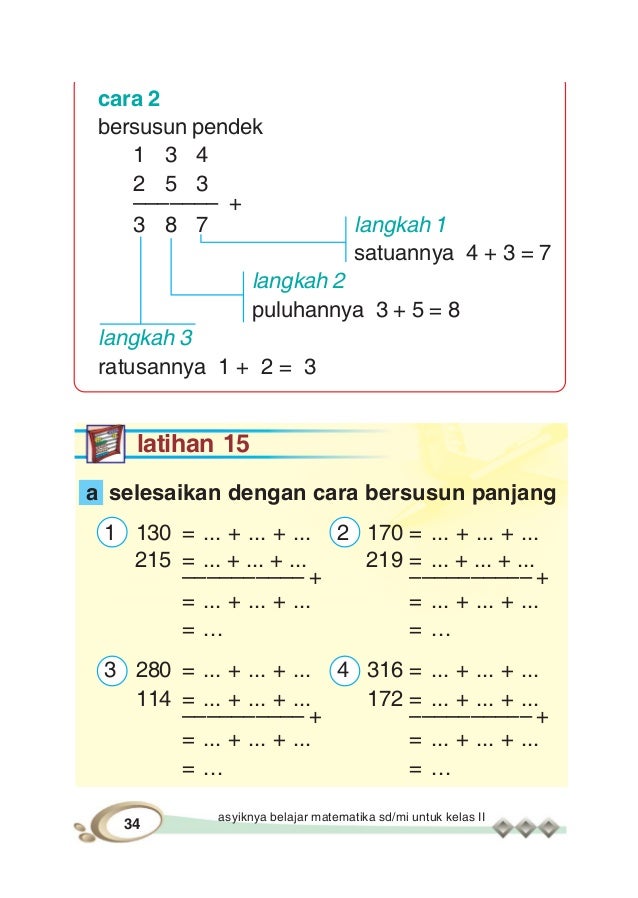 Asyiknya Belajar Matematika 2