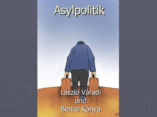Asylpolitik László Váradi und Bence Kónya 