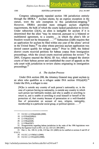 Asylum And Oral Argument The Judiciary In Immigration And The Second Circuit  Non-Argument Calendar | PDF