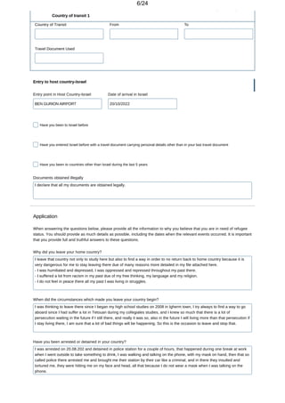 Refugee Status Determination (RSD) - PIBA | PDF