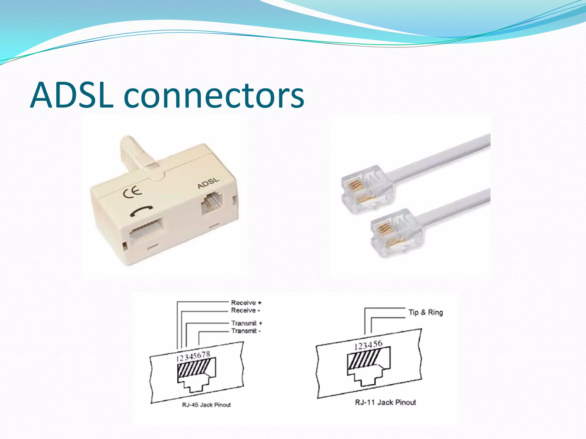 ADSL connectors