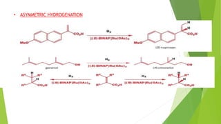 • ASYMMETRIC HYDROGENATION
 