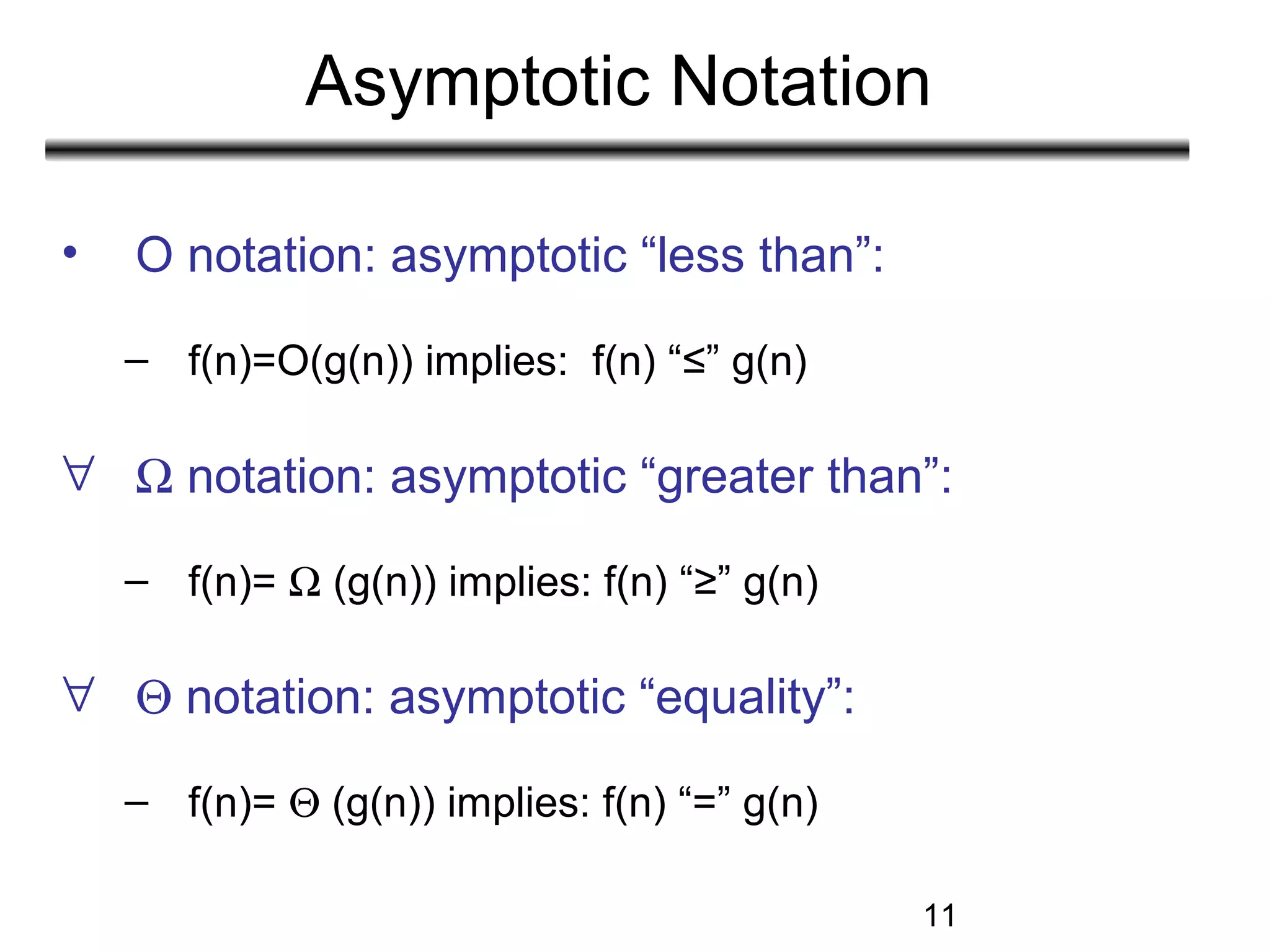 Asymptotic analysis | PPT