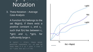 Asymptotic Analysis in Data Structures and Analysis | PPTX