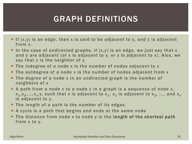 Asymptotic Notation and Data Structures | PPTX | Web Development | Internet