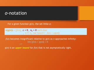 Comprehensive Overview of Asymptotic Notations in Algorithm Analysis | PPTX