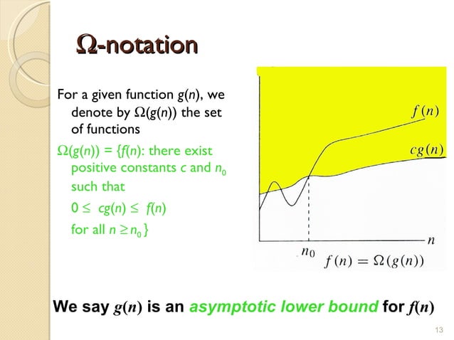 Asymptotic notations