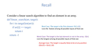Asymptotic Notations -basics for best ,worst and average case | PPTX