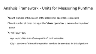 Asymptotic Notations -basics for best ,worst and average case | PPTX