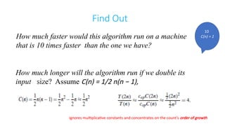 Asymptotic Notations -basics for best ,worst and average case | PPTX