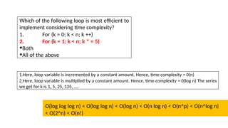 Asymptotic notation & time complexity_new.ppt