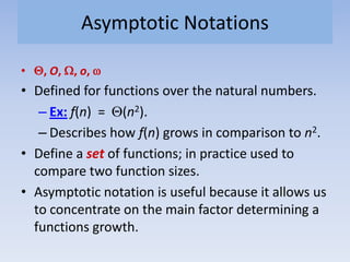 Asymptotic Notations | PPTX | Programming Languages | Computing