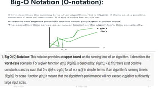 Big-O Notation (O-notation):
23-03-2024 M SUNITHA 14
 