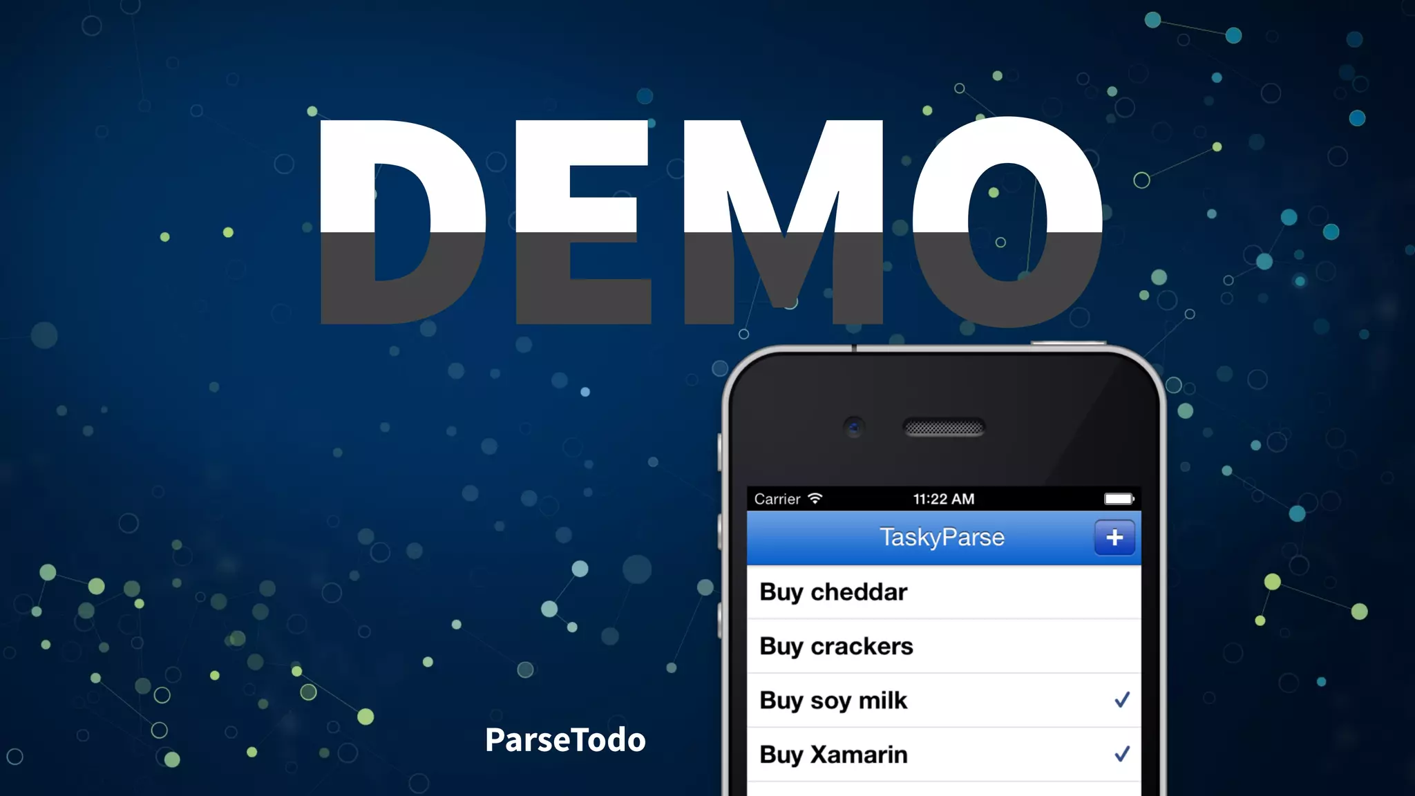 DEMODEMO
ParseTodo
 