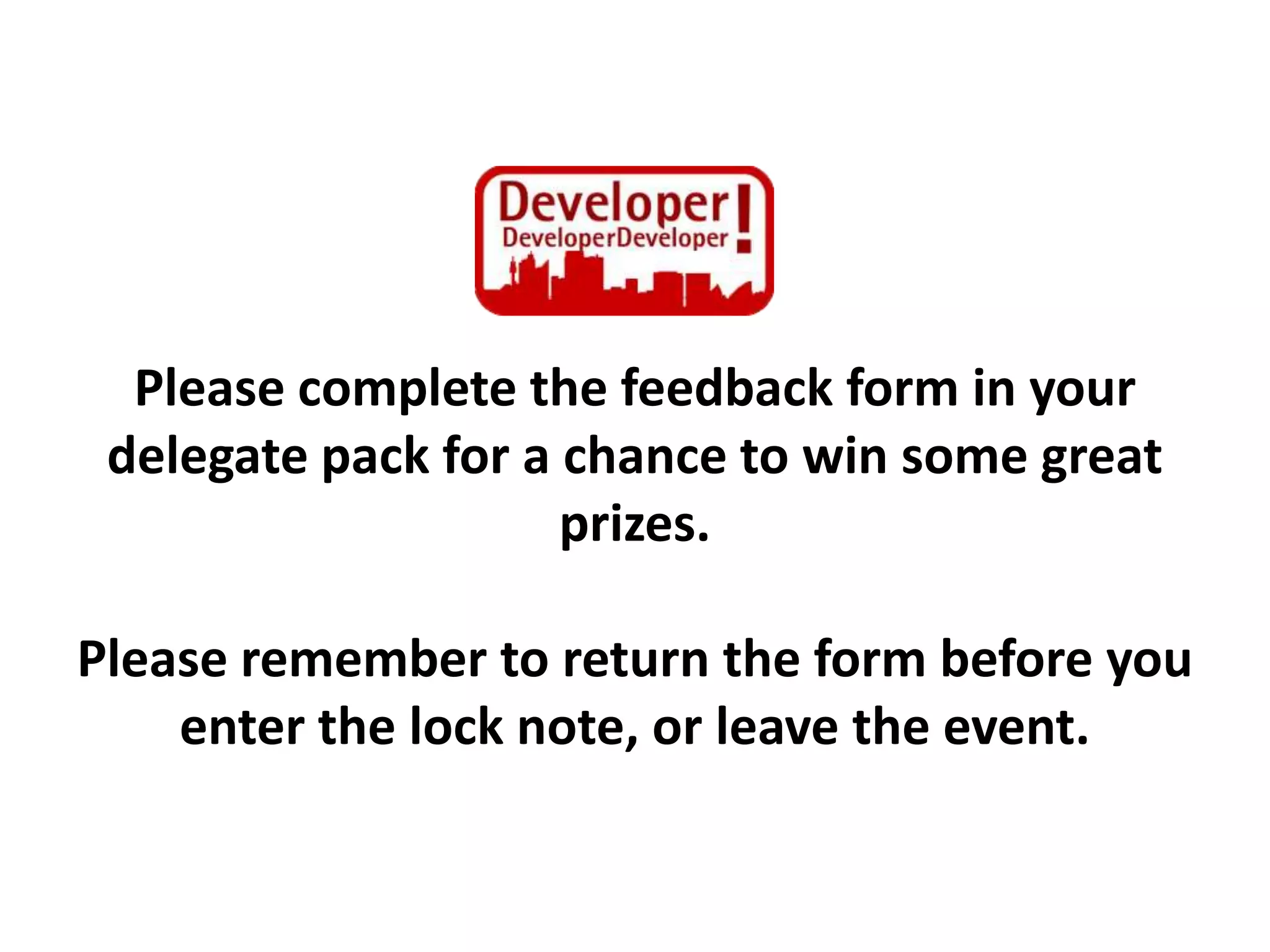 We would like to thank our sponsors and supporters for helping us bring you this event