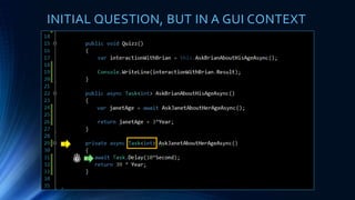 1
INITIAL QUESTION, BUT IN A GUI CONTEXT
 