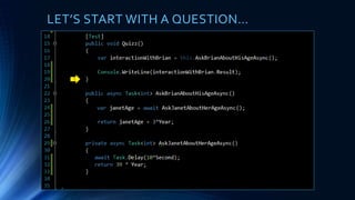 LET’S START WITH A QUESTION…
1
 