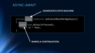 WHO’S DOING THE CONTINUATION?
WELL… IT DEPENDS ;-)
 