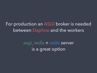 Async Tasks with Django Channels