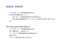 NDC Sydney 2019 - Async Demystified -- Karel Zikmund | PPT
