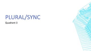 PLURAL/SYNC
Quadrant 3
 