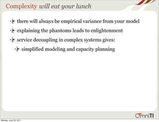 Complexity will eat your lunch

                there will always be empirical variance from your model
                ex...