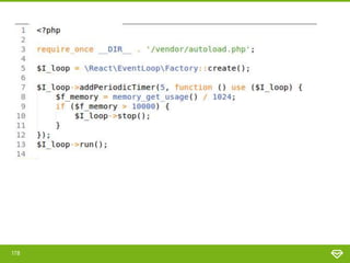 HTTP
Socket
Stream
Event Loop
 