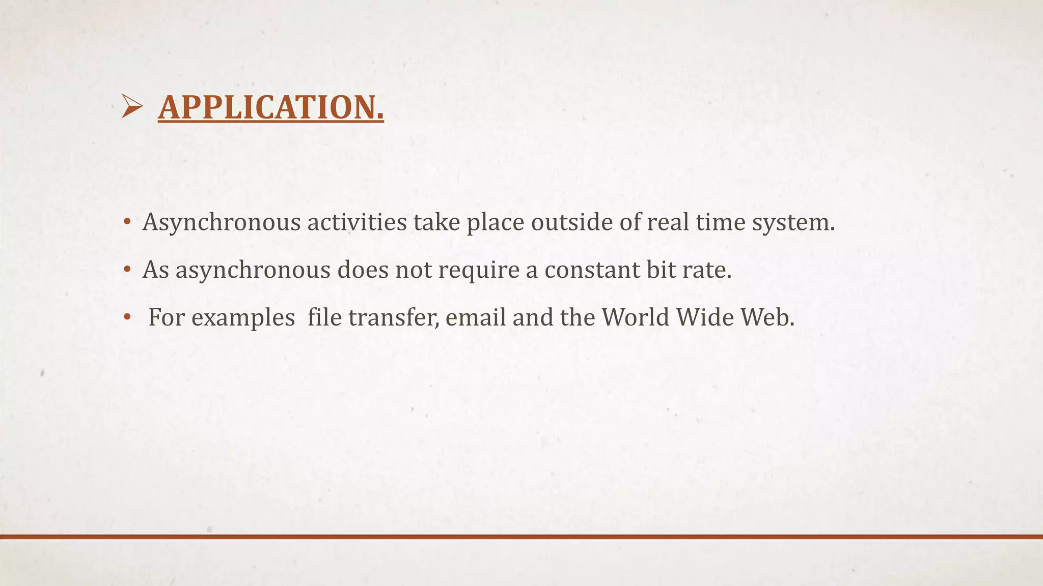 Asynchronous and synchronous | PPTX | Computer Networking | Computing
