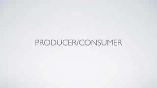 PRODUCER/CONSUMER
 