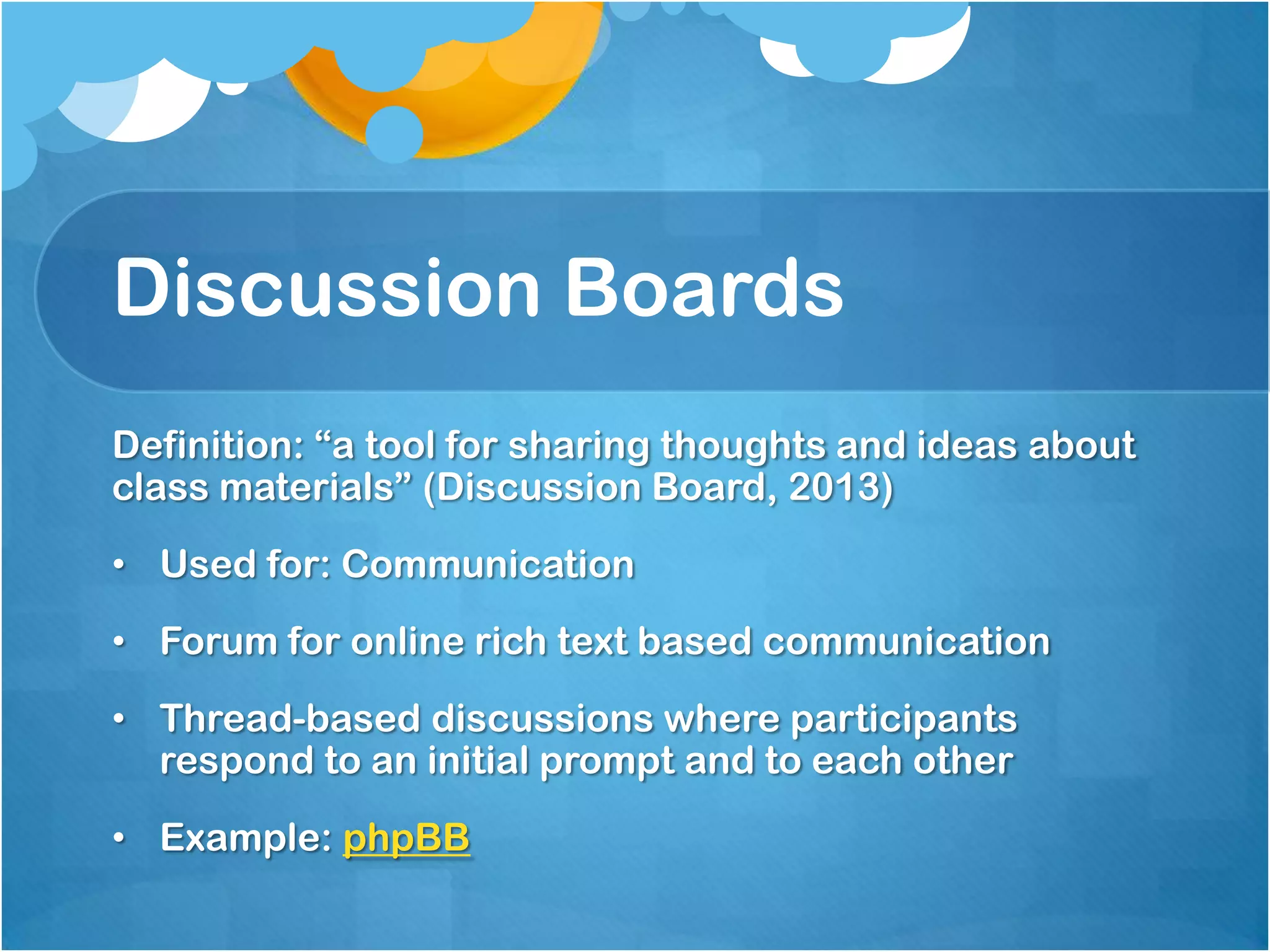 Asynchronous Learning Tools | PPT