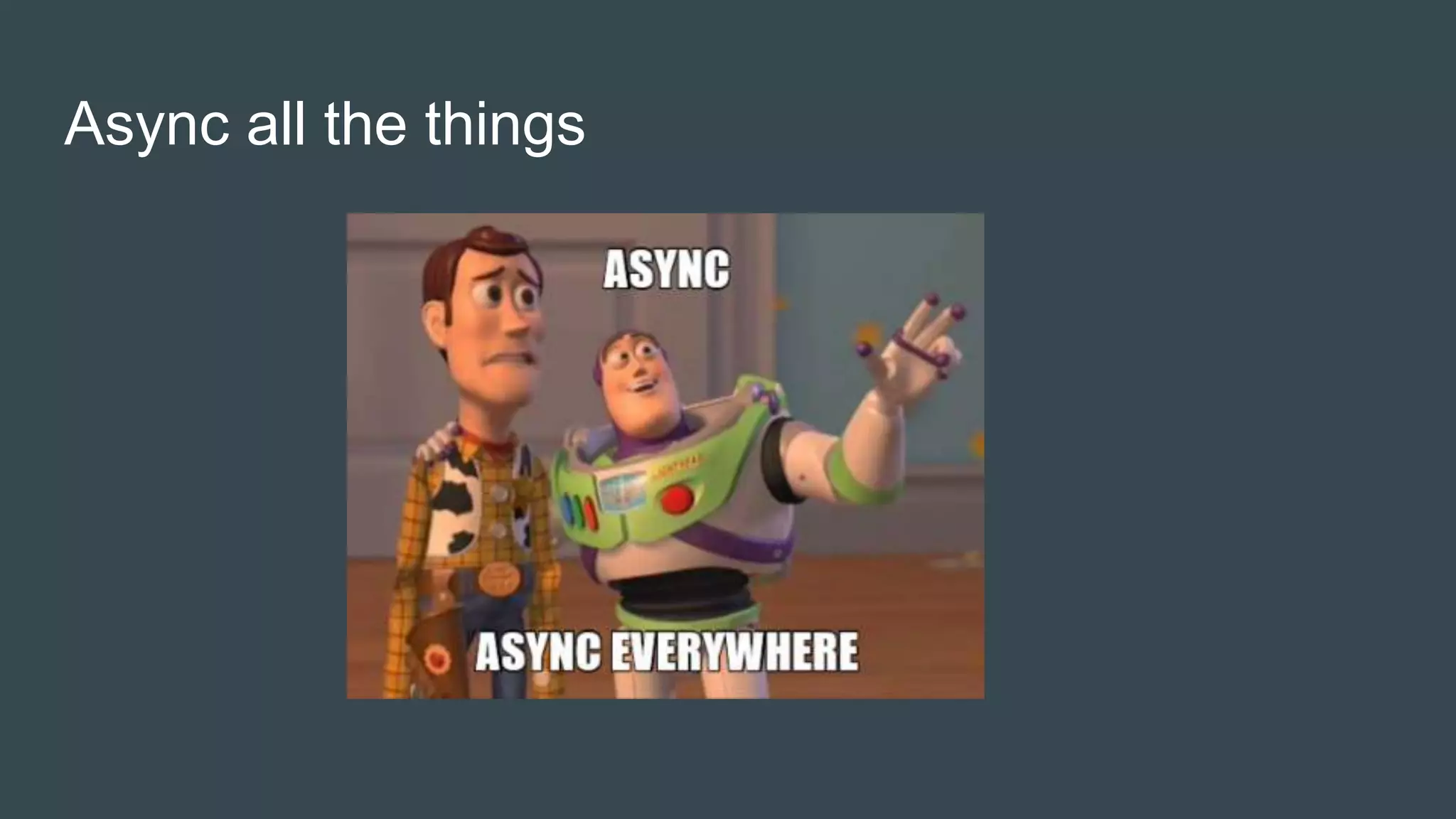 Asynchronous programming in net