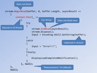 Asynchronous programming in .NET (UA) | PPTX