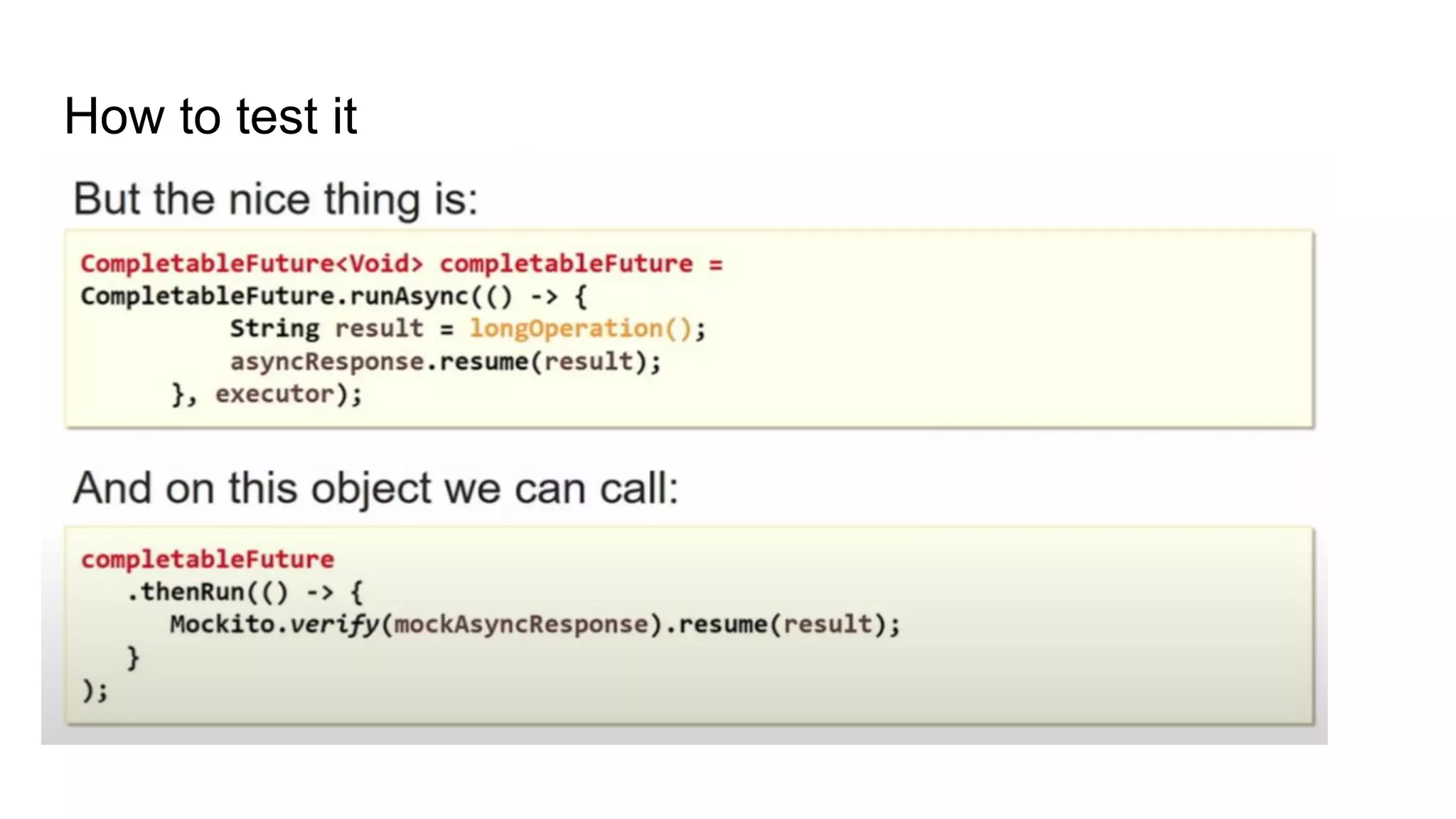 How to test it
 