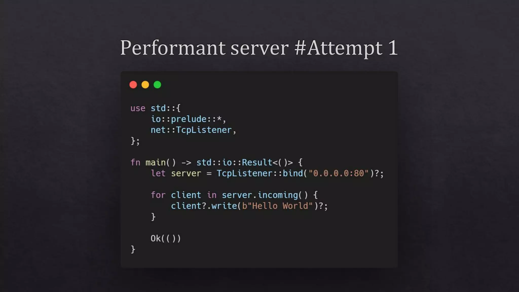 Async in rust | PPT