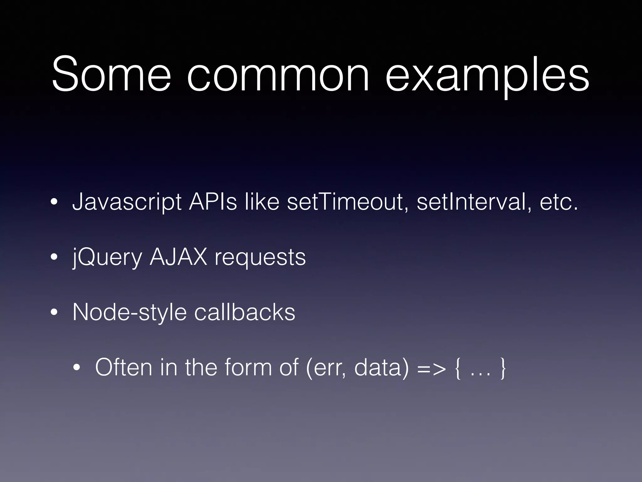 Intro to Asynchronous Javascript | PPT