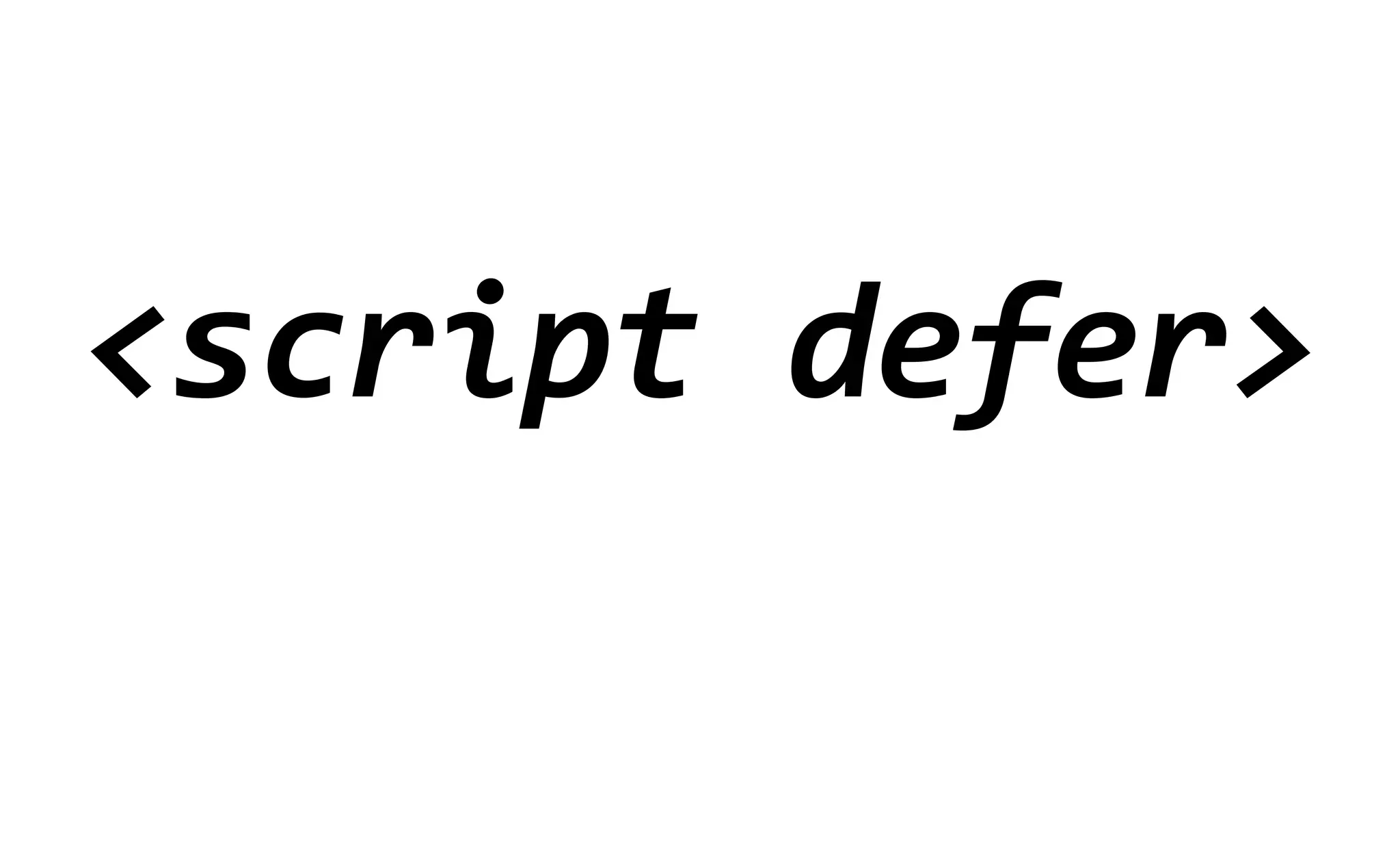 <script  defer>
 