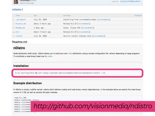 http://github.com/visionmedia/ndistro
 