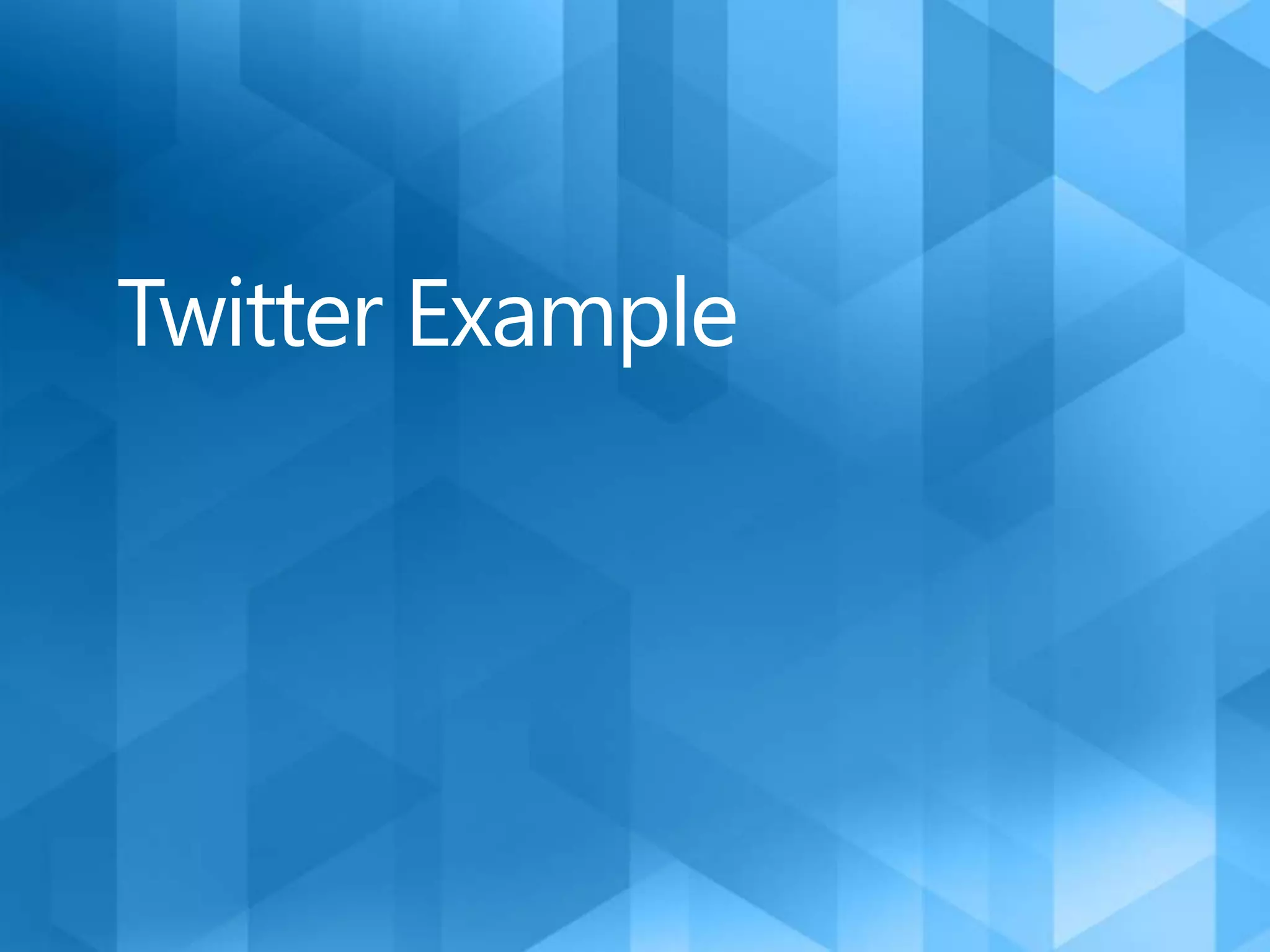 Twitter Example