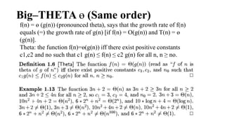 Asymptotic notations(Big O, Omega, Theta ) | PPTX | Business Accounting ...
