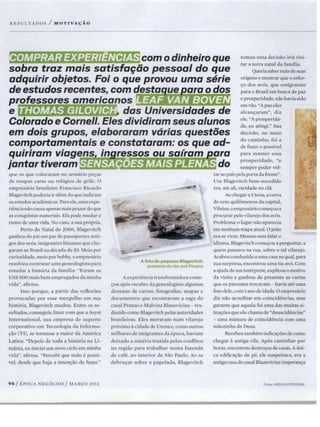 Matéria "Viagem ao Interior"