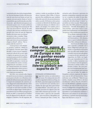 Matéria "Viagem ao Interior"