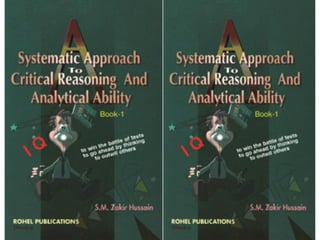 A systematic approach to critical reasoning &amp; analytical ability book [www.onlinebcs.com]
