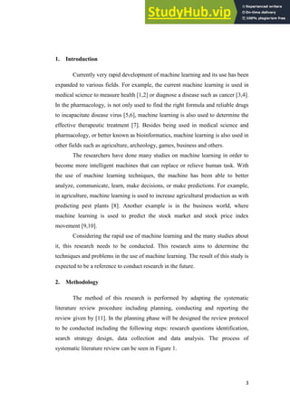 Popular Research Paper In Machine Learning A SYSTEMATIC LITERATURE REVIEW OF MACHINE LEARNING TECHNIQUE USAGE | PDF