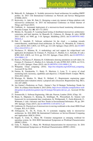 A Systematic Literature Review On Microservices | PDF