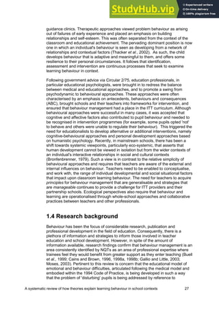 A Systematic Review Of How Theories Explain Learning Behaviour In ...