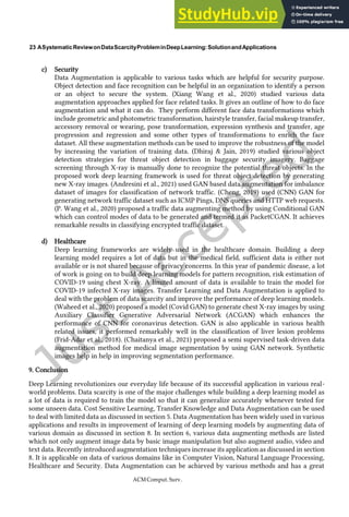 A Systematic Review on Data Scarcity Problem in Deep Learning Solution ...
