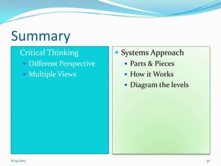 A systems approach to ORGANIZATIONAL DEVELOPMENT | PPTX
